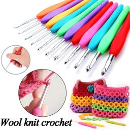 Crochet ganchos agulhas, Pontos tricô artesanato, 1 Pc - Image 1