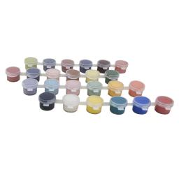 24Pcs Pigmentos Cerâmicos DIY Pintado Artesanato colorir Ferramenta Porcelana Glaze Underglaze Color Pigment Set para Iniciantes Adultos - Image 5