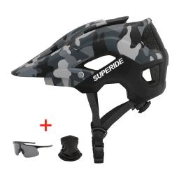 SUPERIDE-Capacete de bicicleta anti-impacto para homens e mulheres, capacete DH MTB, no molde, esportes, estrada, mountain bike, equitação, ciclismo - Image 6