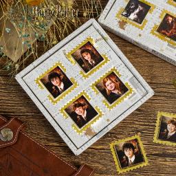 Coleção Infantil de Selos Hogwarts, Marcador de Metal, Academia de Magia, Hermione, Malfoy, Cinema e Televisão, Selo Periférico - Image 2