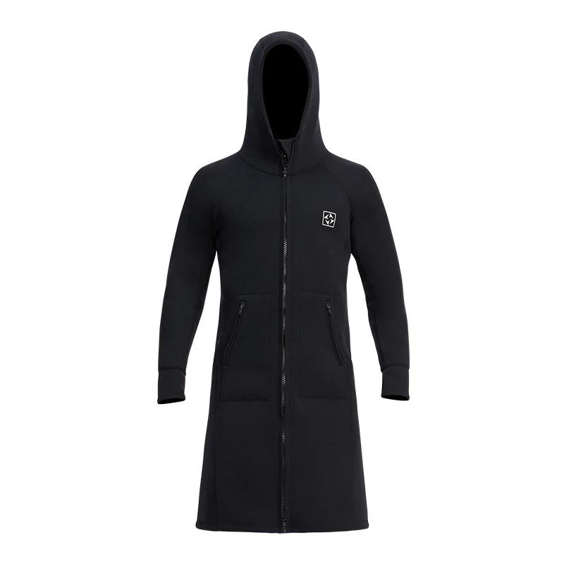 roupa de mergulho roupa de mergulho pesca sub 3mm neoprene roupa de neTerno de mergulho longo com capuz para homens e mulheres, jaqueta de mergulho à prova de frio, proteção solar snorkeling, borracha de cloropreno 3mm - Image 1