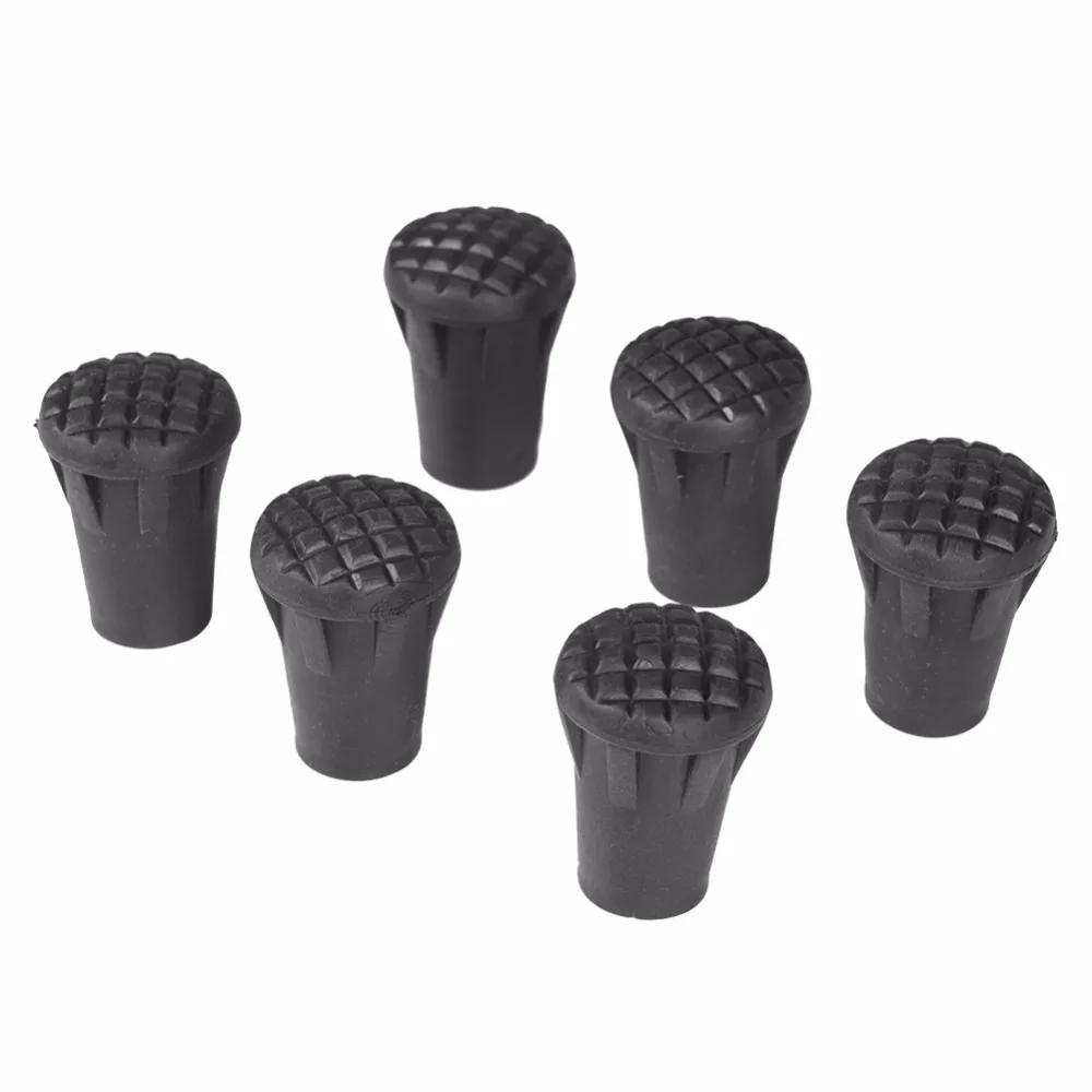 Pontas De Borracha Da Vara, Vara De Caminhada Nórdica, Capa De Cana, Pontas De Substituição, 6Pcs, 33mm - Image 1