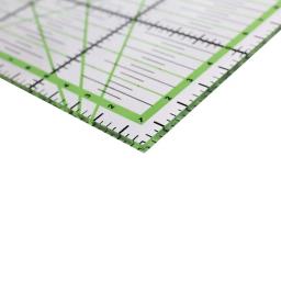 Praça Transparente Régua De Costura, Patchwork Régua, Ferramentas De Medição, Tailor Tecido De Corte Artesanato, DIY Acessórios Estacionários, 15 cm - Image 5