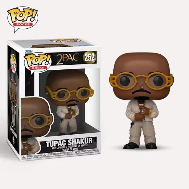 Rochas Funko Pop Animation Tupac - Boneco de Vinil Colecionável e Presente Perfeito nº 252