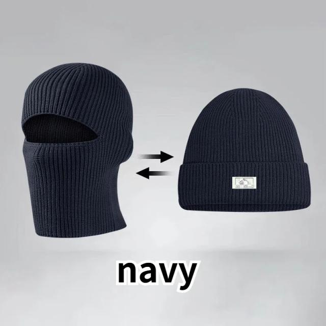 Gorros Táticos Balaclava 2 em 1 Lã Premium Ciclismo Esqui