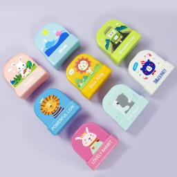 Selo de nome das crianças selo de nome do aluno personalizado roupas do jardim de infância nome adesivo kawaii montessori selo de presente à prova d' água - Image 4