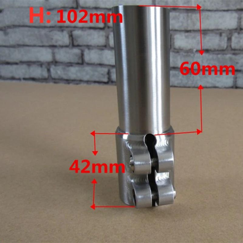 CNC Bike Fork Head Tube Heightener, extensor de haste de titânio, guidão ajustável, acessórios de ciclismo, riser - Image 1