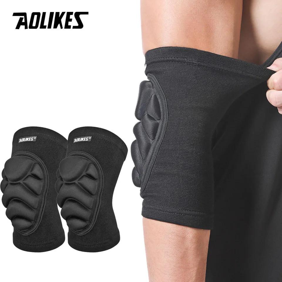 AOLIKES-Almofadas de cotovelo de espuma, anti-colisão, protetor para patinação esportiva, voleibol anti-queda, equitação dança de rua, 1 par - Image 1