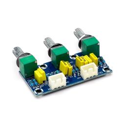 Alta e Baixa Tensão Amplificador Board, Subwoofer Controle de Volume, PCB Ajuste, Mixer Tone Board, XH-M802 - Image 3