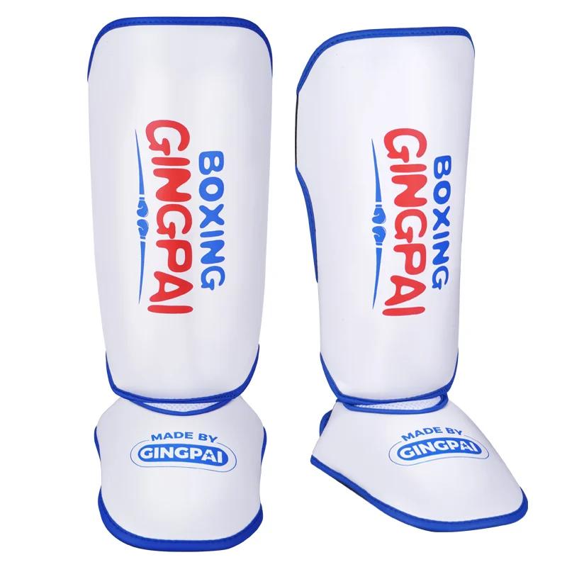 Crianças MMA Boxe Muay Thai Caneleiras, Kickboxing, Suporte para Perna, Equipamento Escudo, Karatê, Tornozelo, Proteção para os Pés, 1 Par - Image 1