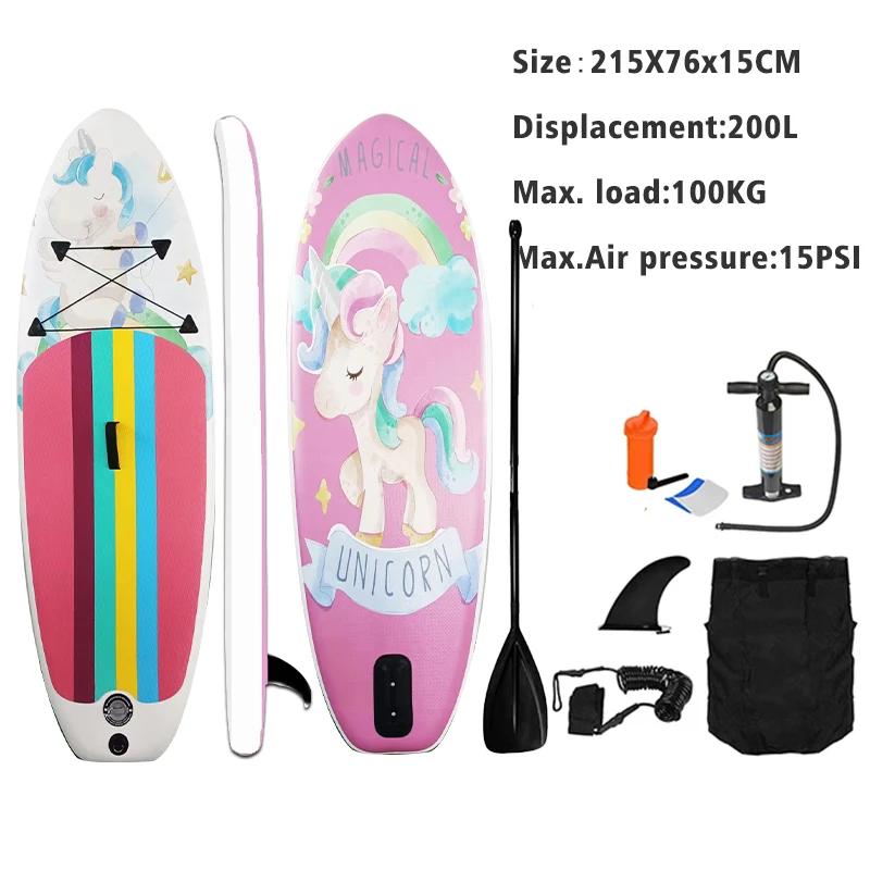 Stand Up Paddle Board, SUP Paddleboard, prancha inflável, surf dupla camada, caiaque, barco de pesca, bomba de acessórios, mochila Fin - Image 1