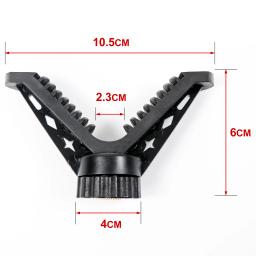 Arma de caça resto shotgun v jugo cabeça titular de arma resistente tripé cabeça superior montagem acessórios acessório para tiro vara - Image 3