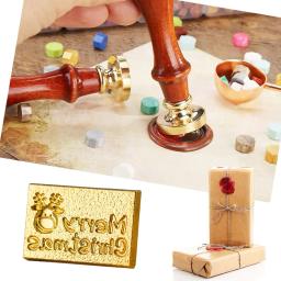 Multipurpose cera grão selo cabeça, 3D decorativo carimbo cabeça, artesanato em relevo selo cabeça, envelope para embalagem Scrapbooking, DIY, 1pc - Image 4