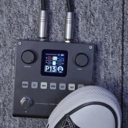 Pedal efeito guitarra com efeitos reverberação modelagem digital 652D para baixo guitarra - Image 4