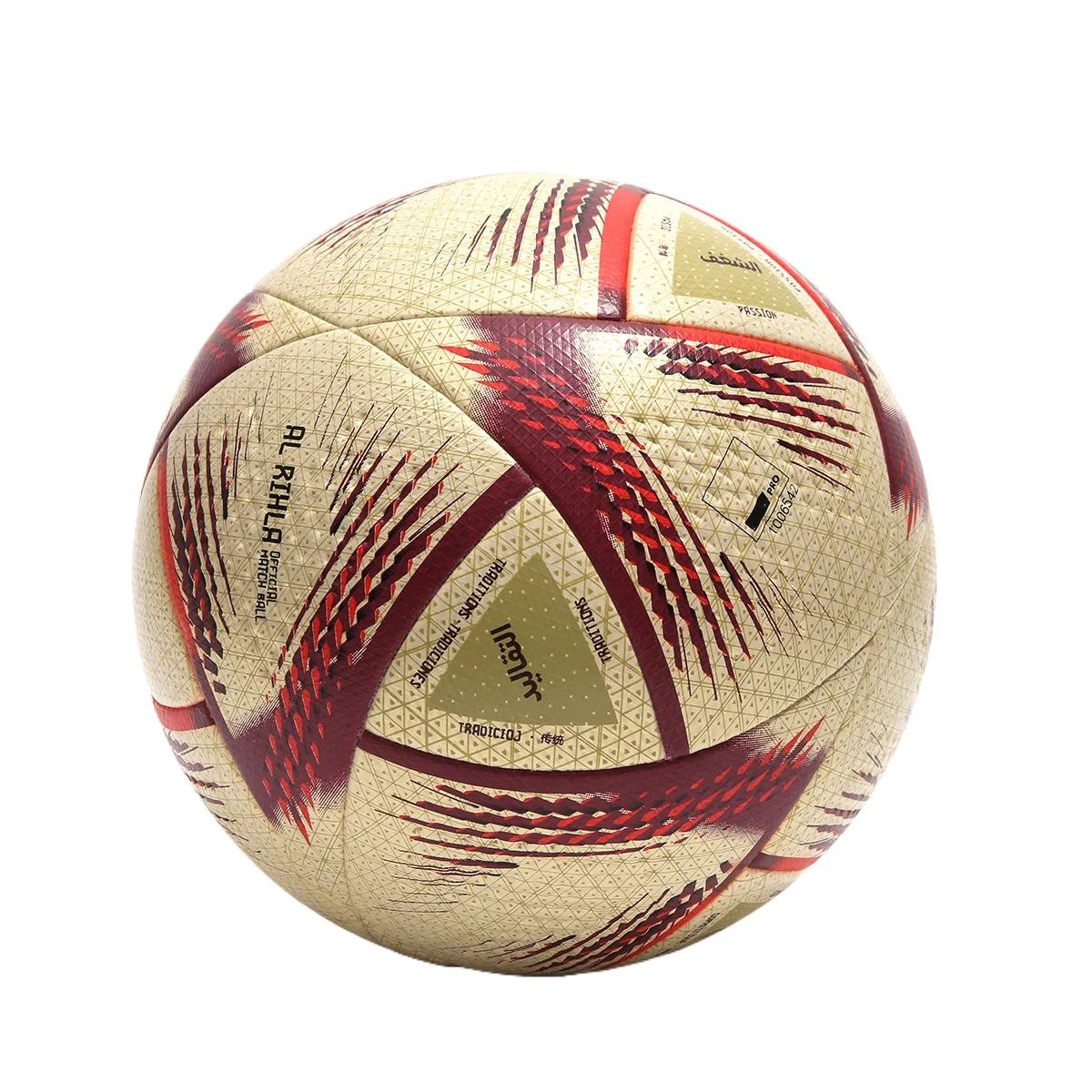 Profissional Bola De Futebol, Match Training Ball, Liga Esportiva, Match Football, Golden PU Material, Match Football, Indoor e Outdoor, Tamanho 5 - Image 1