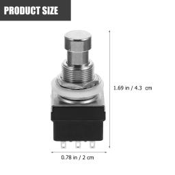 Botão interruptor efetor para guitarra, nove pés, ferramentas de instrumentos musicais, botões suprimentos, 3dpt, 12 pcs - Image 6