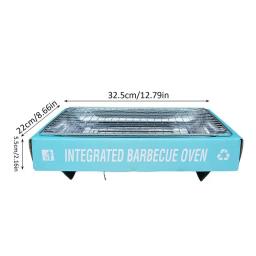 Grelhador a carvão portátil de mesa para acampar, Lightweight Travel Grill, Cozinha ao ar livre, Varanda pequena segura - Image 6