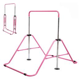 Barras de ginástica dobráveis de altura ajustável para crianças Barras horizontais de ginástica Treinamento doméstico para crianças - Image 1