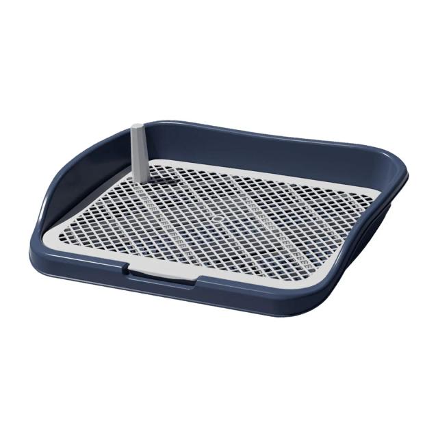 Bandeja Potty Reutilizável para Cães com Entrada Superior, Ideal para Treinamento em Ambientes Internos e Externos, Inclui Almofada de Litter e Uso Prático para Coelhos