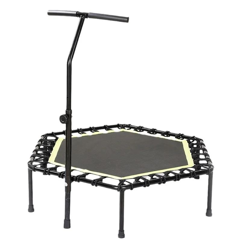 Mini Mute Hexagonal Rebounder, Fitness Trampolins, Indoor e Outdoor Exercício, Saltando Formação, 40" - Image 1