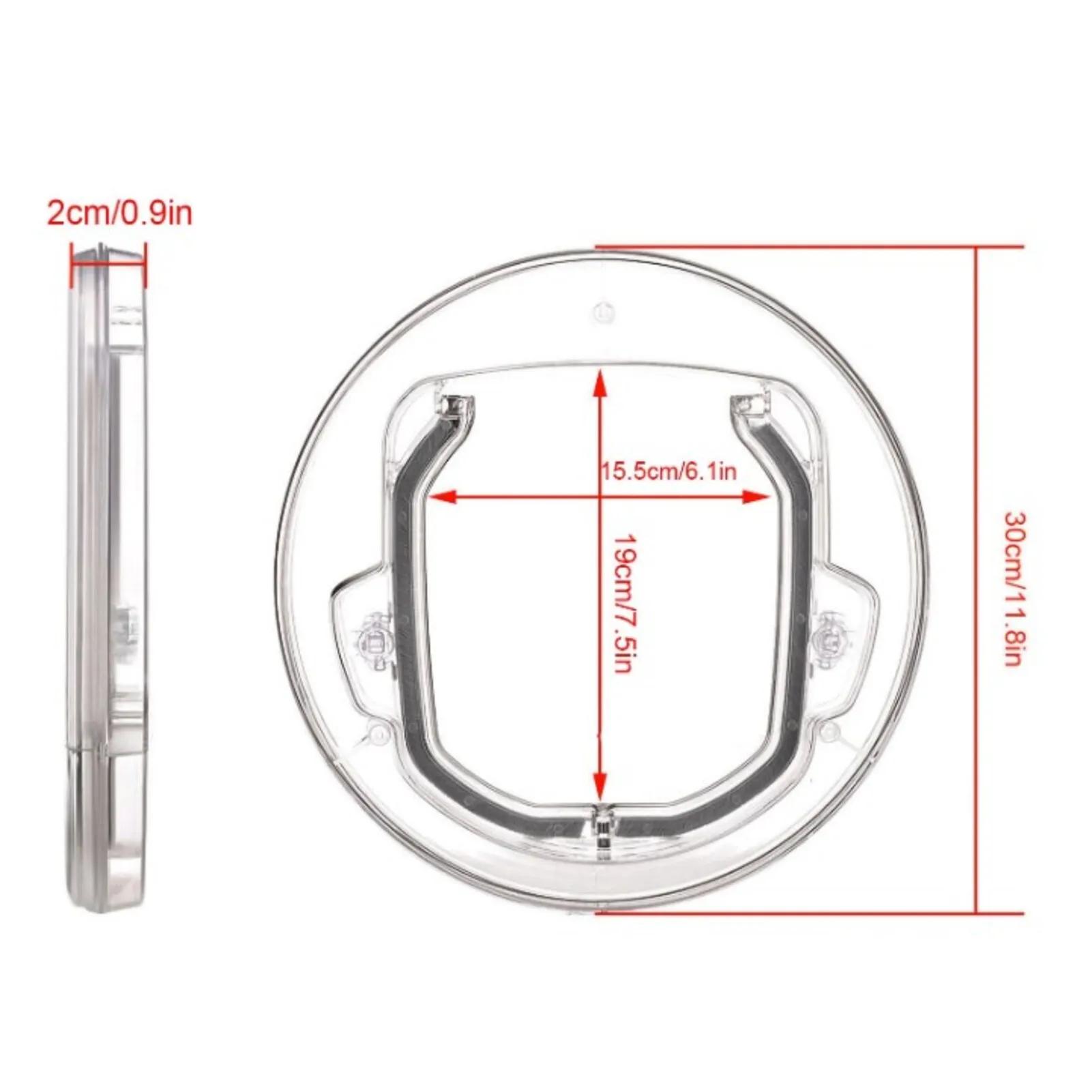 Porta Flap com trava para cães e gatos, porta pequena para animais de estimação, porta Cat Flap, 4 Way Locking, Puppy Door - Image 1