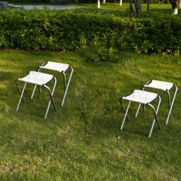 Cadeira portátil dobrável ao ar livre, cadeira de pesca de alumínio, assento de fezes, ferramenta de caminhadas, piquenique Camping Stool - Image 4