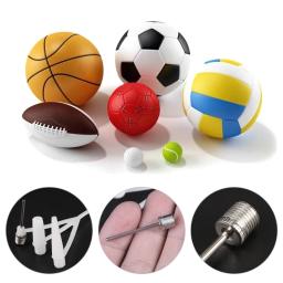 3 pçs inflador bola para adaptador válvula mão bomba ar agulha casa ar livre accessor - Image 1