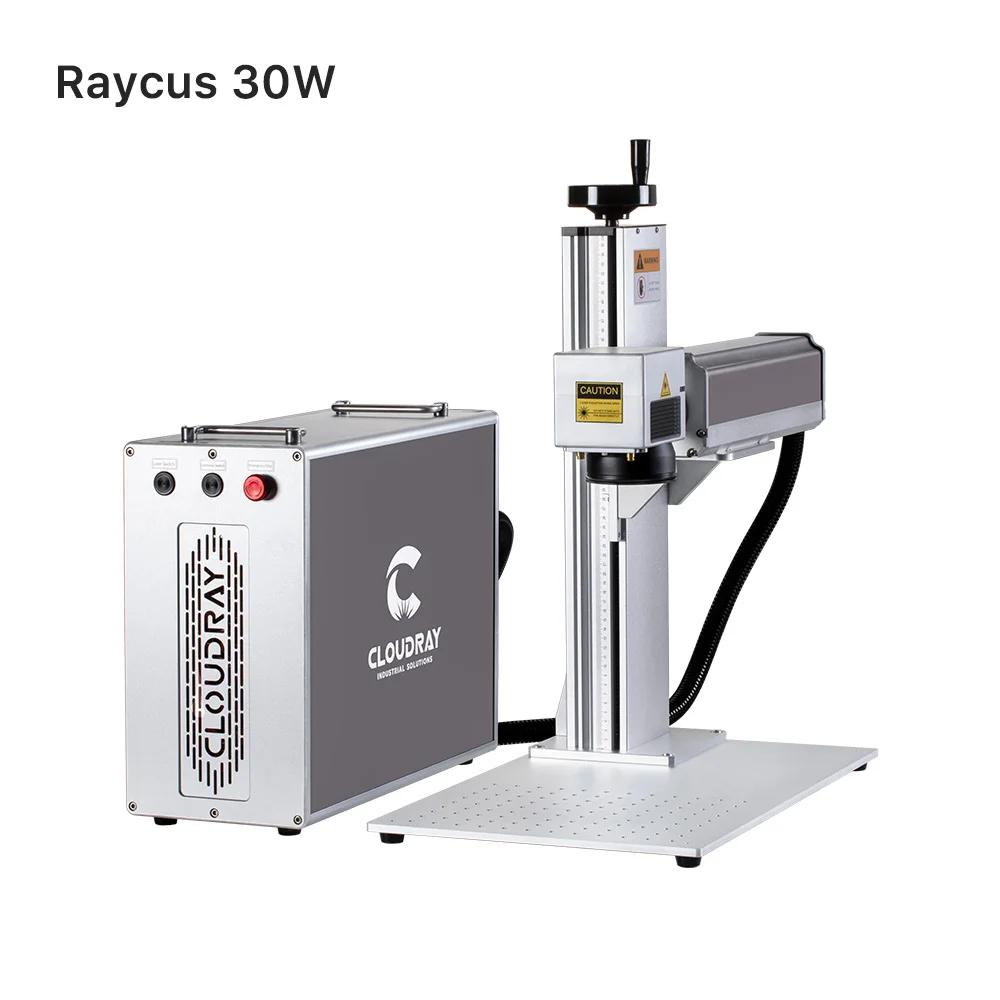 Máquina de marcação a laser de fibra Cloudray no Brasil Warehouse Fiscal Free Raycus Laser Fonte 30W 50W 60W JPT M7 Para o tamanho do campo de marcação de jóias a laser de metal diy personalizado de 110 a 300 - Image 1
