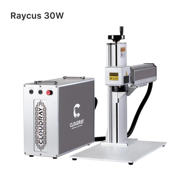Máquina de marcação a laser de fibra Cloudray no Brasil Warehouse Fiscal Free Raycus Laser Fonte 30W 50W 60W JPT M7 Para o tamanho do campo de marcação de jóias a laser de metal diy personalizado de 110 a 300