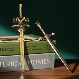 Cabra Espada Zinc Alloy Letter Opener, Mini Portátil Utility Knife, Envelope Cutter, Mail Knife, Escola e Material de Escritório, 1Pc - Image 1