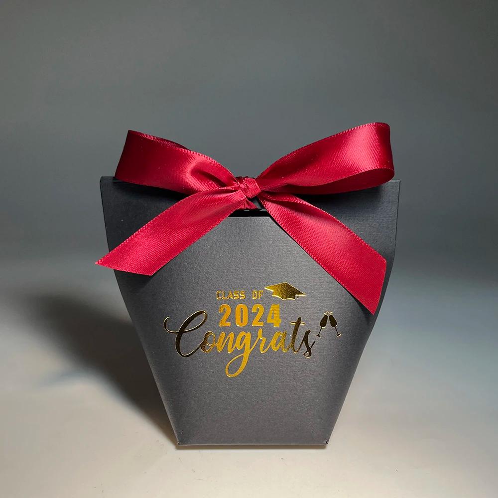 Graduação Gift Box para Graduação, Graduação Candy Boxes, Graduação Celebração, Caixa de Chocolate para Presentes, Cerimônia Grad, Favores de festa, 2024 - Image 1