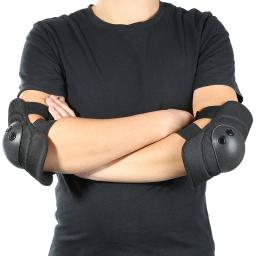 Profissional ajustável joelho & cotovelo almofada 4 pçs esportes militar joelho cotovelo protetor adulto tático caça combate conjunto de proteção - Image 4