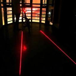 Piscando Bicicleta Cauda Luz LED Segurança Laser Aviso Bicicleta Luzes Ciclismo Luzes Lanternas Traseiras Mountain Bike Lâmpada de Aviso Cauda - Image 4