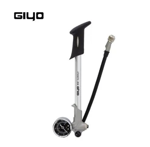 GIYO-Bomba de ar de alta pressão dobrável de bicicleta com alavanca e calibre, GS-02D, 300PSI, garfo e suspensão traseira, mountain bike - Image 1