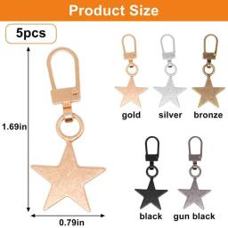 5 pçs destacável bagagem zíper puxa zíper guia substituição para pequenos furos zíper puxar para jaqueta bolsas mochilas mala - Image 6