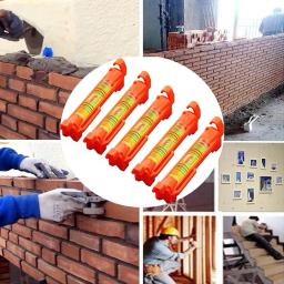Pendurado Linha String Nível para Construção Civil, Mini Bolha Horizontal, Níveis de Espírito, Ferramentas, 5Pcs - Image 3