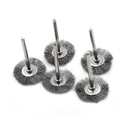 Roda de arame Cup Brush Set, Broca Polimento Dremel Ferramentas, 3mm Shank para Power Die Grinder, Ferramenta Elétrica Abrasiva Rotativa - Image 5