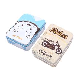 Mini Caixa De Lata Com Tampa Portátil Retangular Recipiente De Armazenamento Pequeno Casos De Doces Vazios Caixas De Comprimidos Organizador De Embalagem De Presente - Image 4