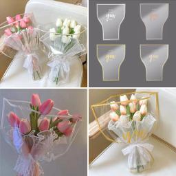 Papel De Embrulho De Flores, Suprimentos De Embalagem, Saco De Presente, Embalagem para Flores, Decoração De Casamento, Natal, Acessórios De Presente De Aniversário, 5Pcs - Image 5