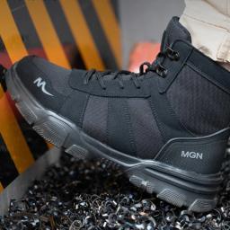 Botas de trabalho sapatos de segurança indestrutíveis homens sapatos de dedo do pé de aço à prova de punctura tênis feminino antiderrapante sapatos de trabalho masculino botas táticas - Image 4