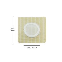 Remendos descartáveis de óleo de rícino para umbigo, envoltório de pacote de óleo de rícino com almofada de algodão altamente absorvente, adesivo de cobertura de umbigo - Image 4