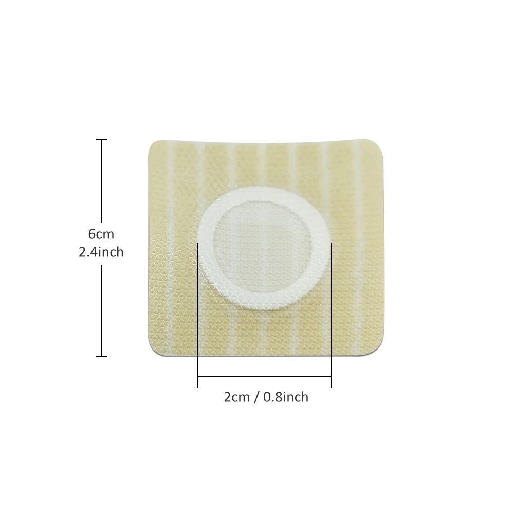 Remendos descartáveis de óleo de rícino para umbigo, envoltório de pacote de óleo de rícino com almofada de algodão altamente absorvente, adesivo de cobertura de umbigo - Image 1