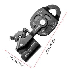 Polia de carga para resgate do esporte ao ar livre, acessório durável de escalada, equipamento profissional para escalada, levantador firme - Image 6