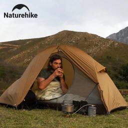 Naturehike barraca de ciclismo ultraleve, barraca de mochila para 1 pessoa, camada dupla, pesca, praia, viagem ao ar livre, caminhadas, acampamento - Image 2