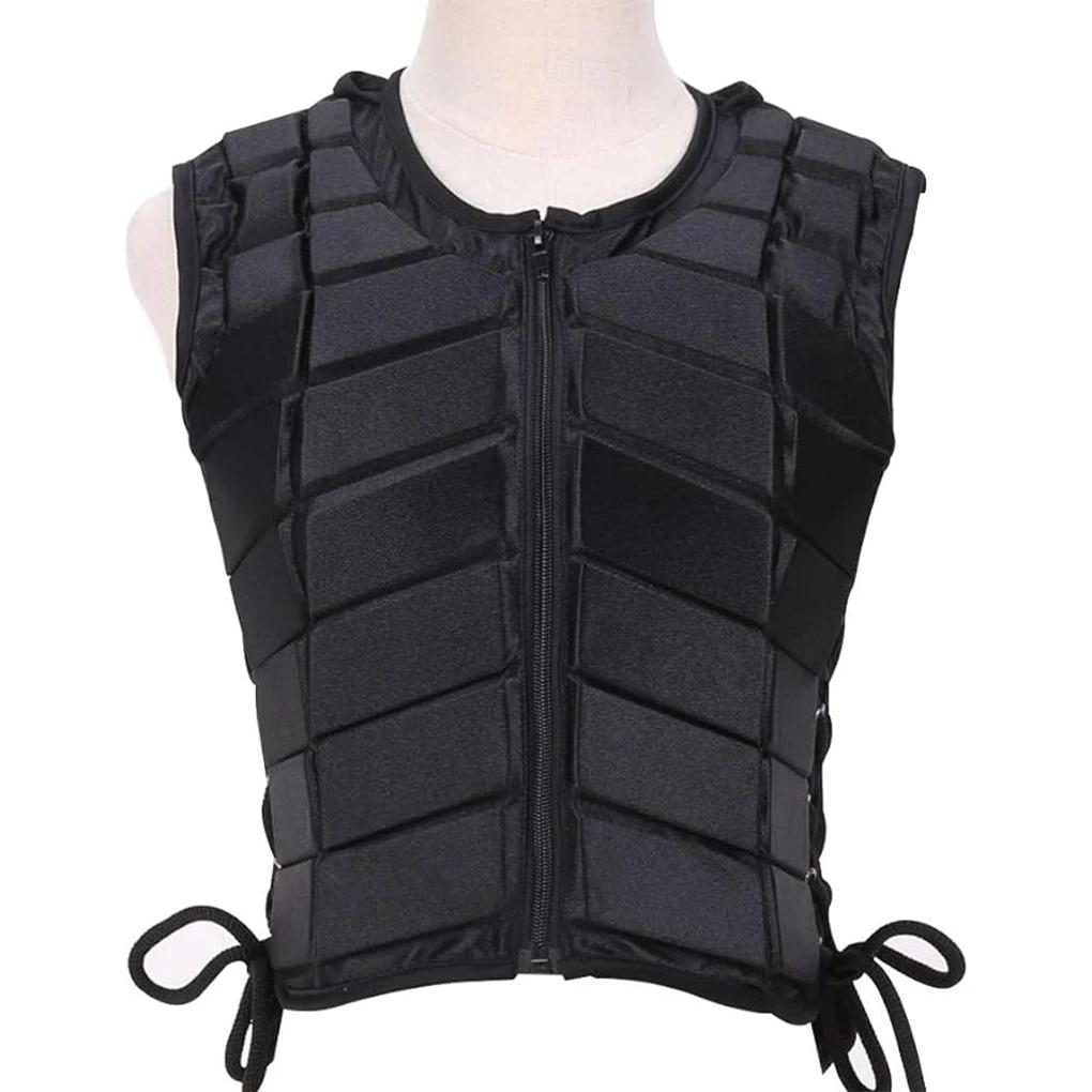 Unisex EVA acolchoado colete de segurança, acessórios equestres, colete protetor corporal, colete equestre para esportes ao ar livre, crianças e adultos - Image 1