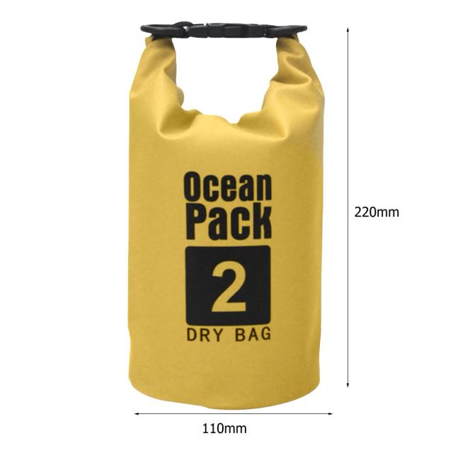 Impermeável Dry Bag de 2L: Acessório Ideal para Natação, Rafting, Caiaque, Trekking e Canoagem