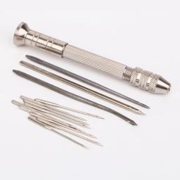 Kit de costura de couro com alça de cobre Ferramenta de reparo de sapato Fio de nylon Agulhas de costura DIY Leathercraft - Image 2