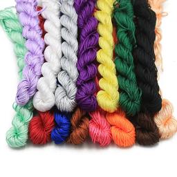 Nylon Cord Thread para DIY Jóias, nó chinês, macramé, rattail, colar, pulseira, acessórios têxteis para o lar, 25 cores, 2pcs por lote - Image 2