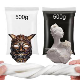 Argila para modelagem de espuma seca para crianças e adultos, argila moldável moldável moldável, artes e ofícios do projeto Slime, 500g - Image 1