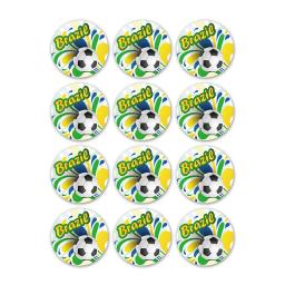 40pcs futebol adesivo personalizado bola de futebol etiqueta auto-adesiva bola de futebol adesivo para quartos de crianças - Image 6